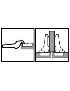 Bisagra Clip Top acodada... 2