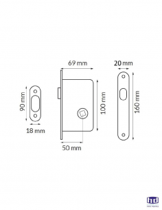 Kit cerradura F20 mm con... 2