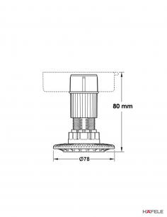 Pata de cocina AXILO 78... 2