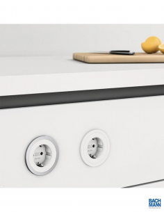 Base enchufe Pix blanco 2