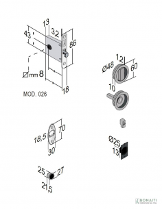 Kit cerradura corredera... 2
