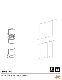Pivote central para paneles... 2