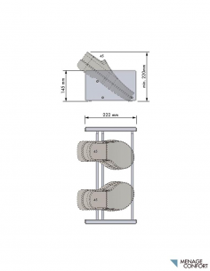 Soporte zapatero Chic 2