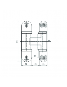 Bisagra oculta Tectus 311... 2