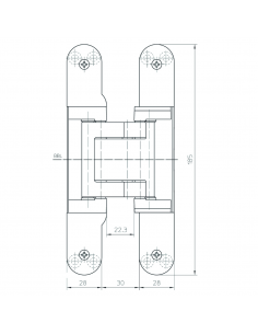 Bisagra oculta Tectus 541... 2