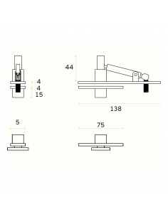 Set pivote IN.05.194 puerta... 2