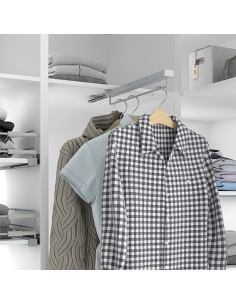 Soporte de perchas extraíble