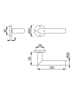 Manivela roseta Amsterdam 2