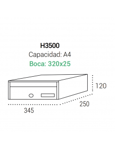 Buzones para comunidades > Inicio > Buzón Infinity V-2305 con