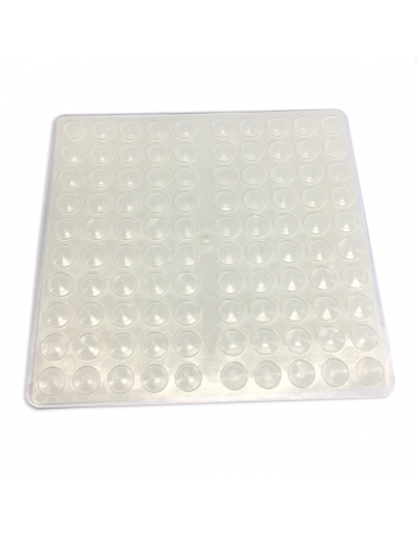 Tope adhesivo transparente 10x1,5mm