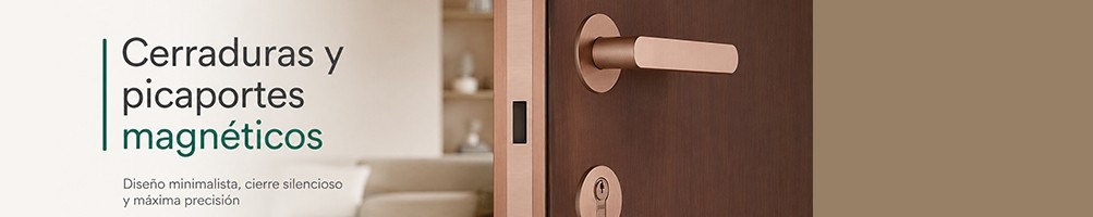 Cerraduras magnéticas para puertas | Herrajes Monastil