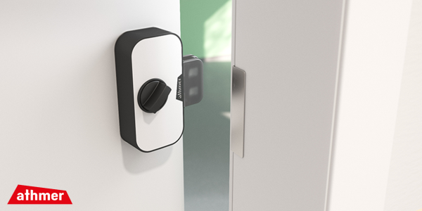 Protector de dedos Athmer HS-25: seguridad infantil profesional para puertas de madera